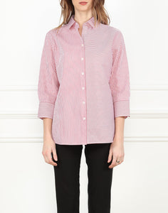 Margot Relax Fit Shirt In Stripe/Check