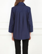 Load image into Gallery viewer, Salina 3/4 Sleeve Stretch Taffeta Popover
