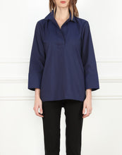 Load image into Gallery viewer, Salina 3/4 Sleeve Stretch Taffeta Popover