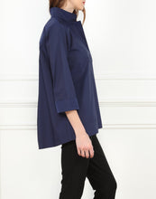 Load image into Gallery viewer, Salina 3/4 Sleeve Stretch Taffeta Popover