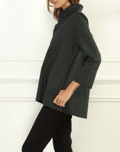 Load image into Gallery viewer, Salina 3/4 Sleeve Stretch Taffeta Popover