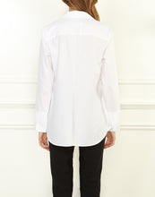 Load image into Gallery viewer, Ellie Luxe Cotton Long Sleeve Shadow Stripe Tunic