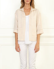 Load image into Gallery viewer, Gigi Luxe Linen Short Jacket