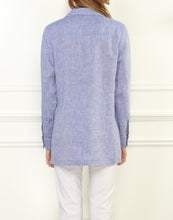 Load image into Gallery viewer, Beatrice Luxe Linen Long Sleeve Tunic