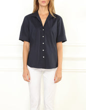 Load image into Gallery viewer, Joselyn Stretch Luxe Cotton Short Sleeve Shirt