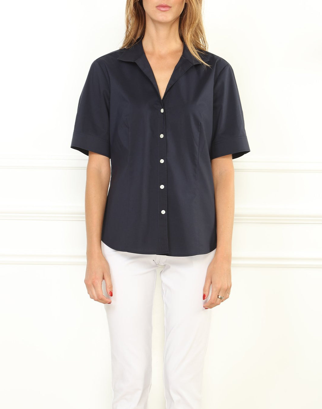 Joselyn Stretch Luxe Cotton Short Sleeve Shirt