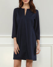 Load image into Gallery viewer, Raquel 3/4 Sleeve Woven/Knit Mixed Dress