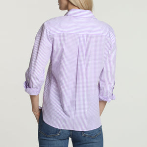 Margot Relax Fit Shirt In Stripe/Gingham