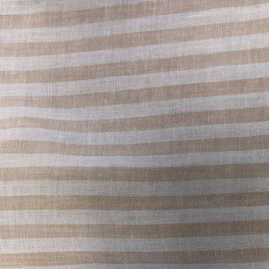 FINAL SALE NO RETURNS/EXCHANGES - Aileen 3/4 Sleeve Luxe Linen Stripes Top